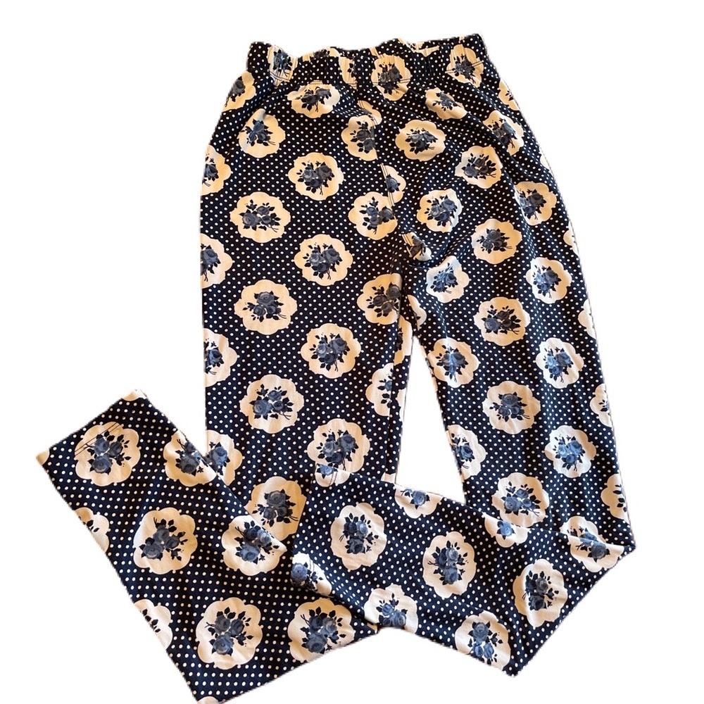 Sweetlegs one-size leggings Blue and white